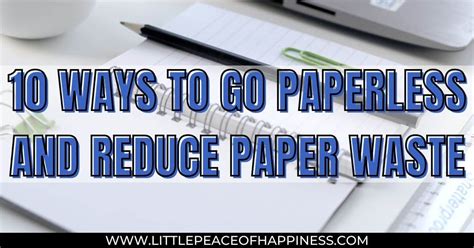 Digital Waste Paper Moisturizer store|10 Ways to go paperless and Reduce Your Paper .